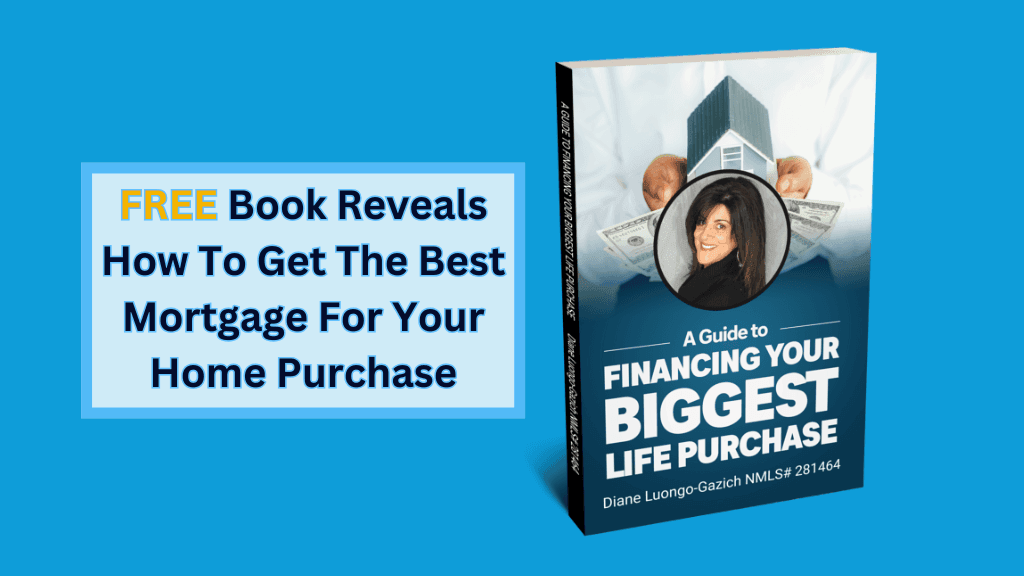 Promotional image of a free book on getting the best mortgage for home purchase.